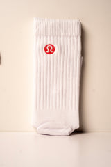 lululemon Unisex-Daily-Essential-Quarter-Socks-Stripe