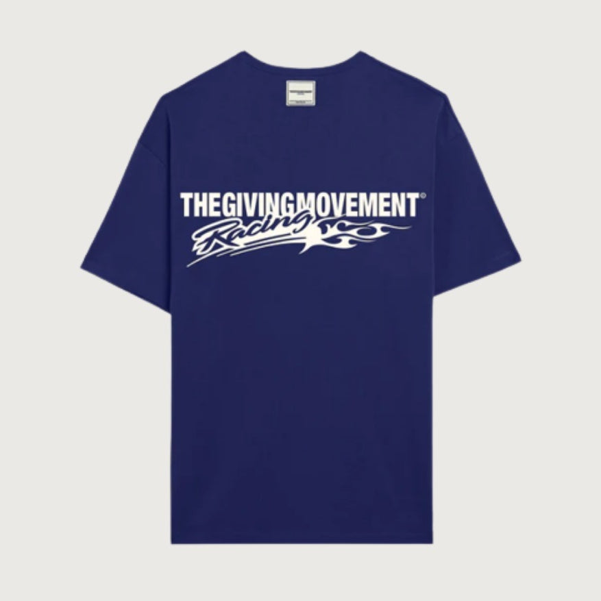 Unisex Racing T-Shirt - Navy Blue