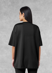 Oversized Tonal Back Print T- Shirt