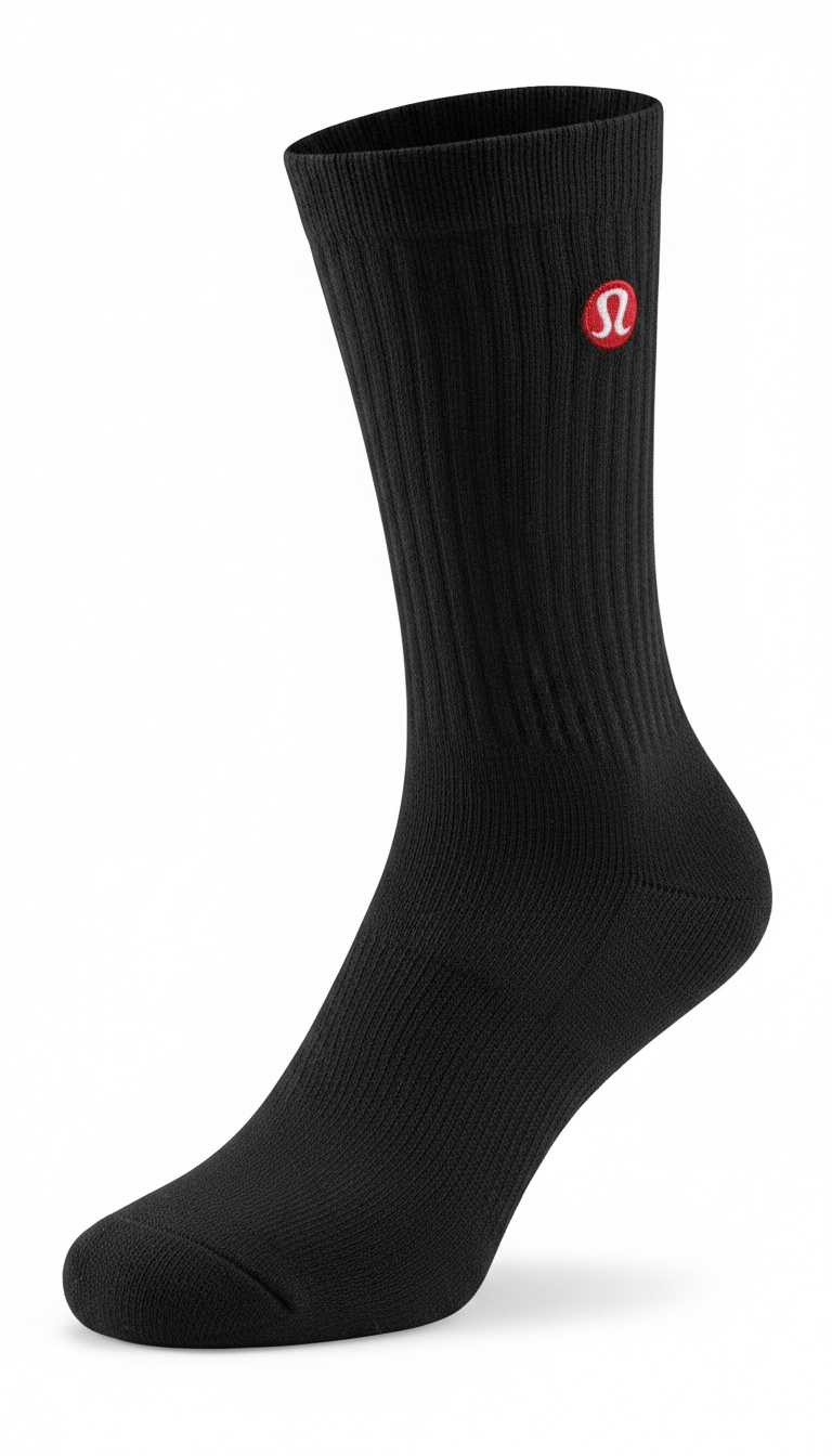 lululemon Unisex-Daily-Essential-Quarter-Socks-Stripe